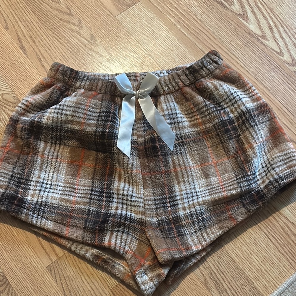 Plaid Women's pajama shorts